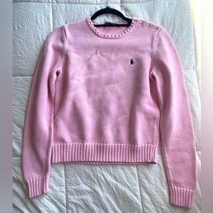 Baby Pink Ralph Lauren Sport (Kids) knitted sweater, size L
